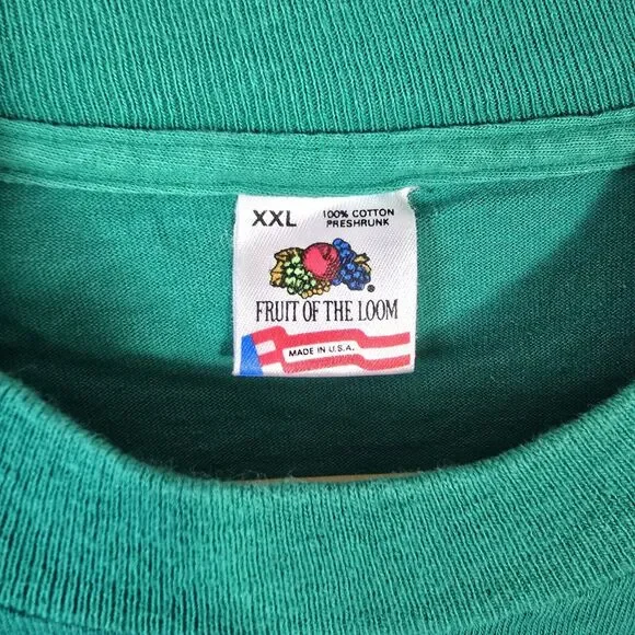 Vtg St Paddy's Day Drinking Team Single Stitch T-Shirt XXL USA Made St Patricks - Picture 5 of 9